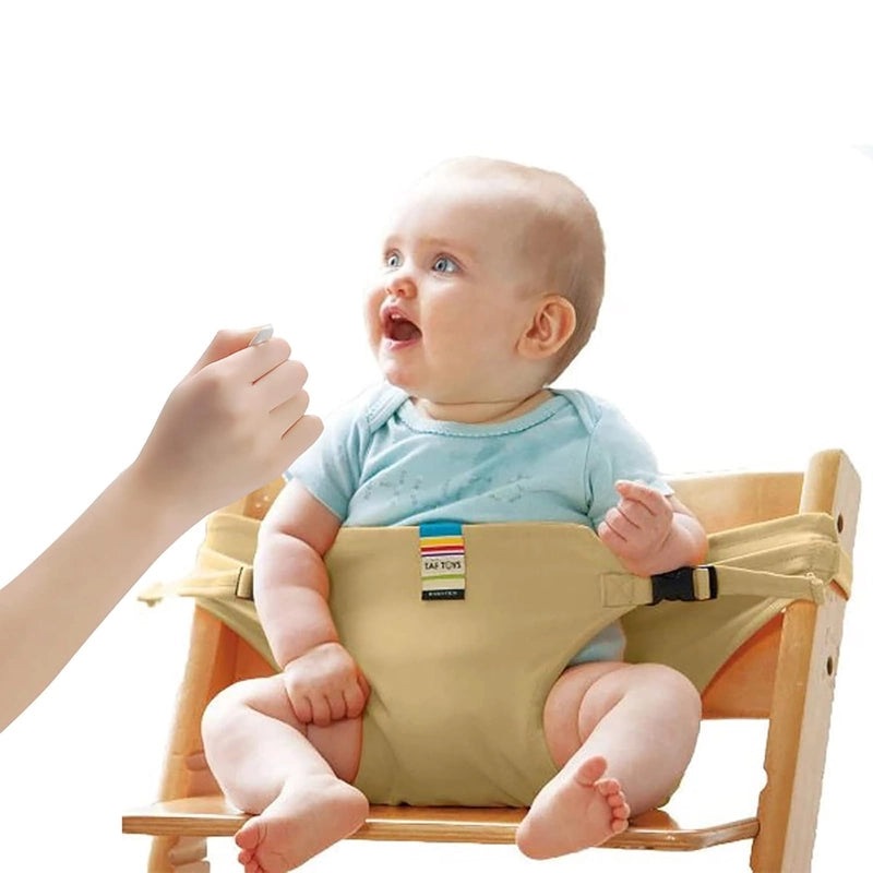 Portable Baby High Chair Safety Belt โ Secure Dining Strap for Infants