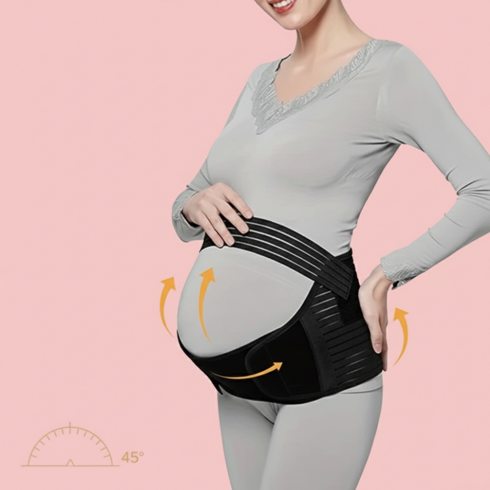 Maternity Belly Band, Breathable Pregnancy Support Belt for Back