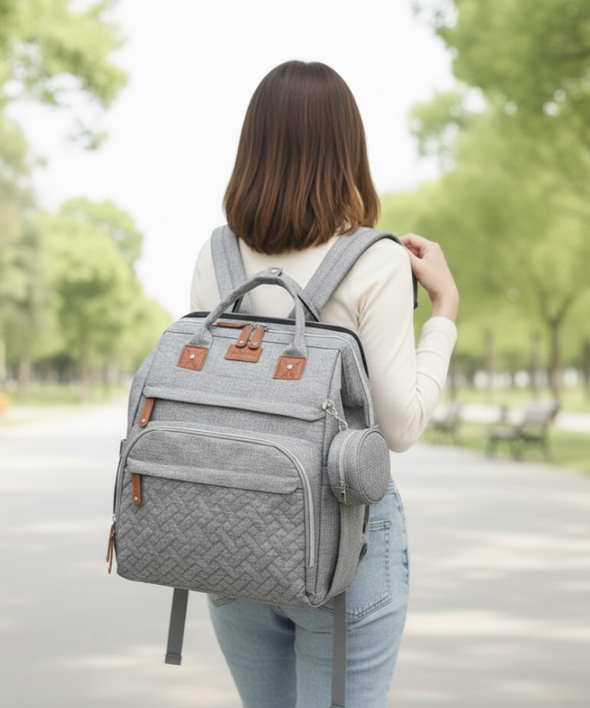 Diaper Bag Backpack with Change Station