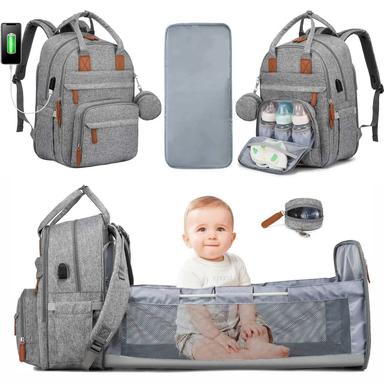 Diaper Bag Backpack with Change Station