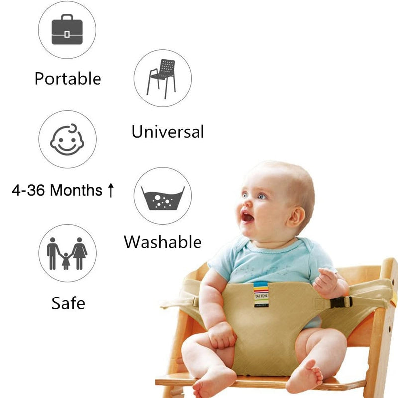 Portable Baby High Chair Safety Belt – Secure Dining Strap for Infants