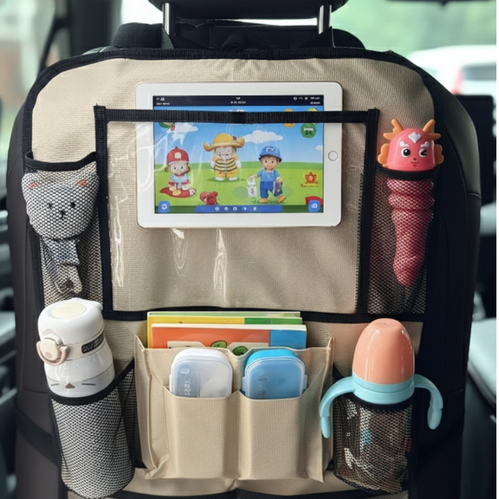 Storage Bag Seat Back Storage Bag Multifunctional Black Hanging Bag