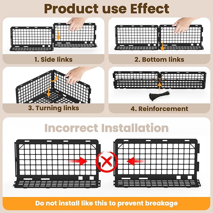 Under Couch Blocker, Under Bed Blocker 12 Pack, Adjustable Under Furniture Blocker Blocks Pets & Toys Underneath, Ideal for Living Room,