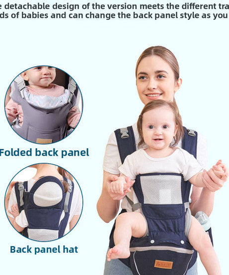 Newborn-to-Toddler Kangaroo Baby Carrier – Ergonomic Hip-Seat Wrap with Back Support