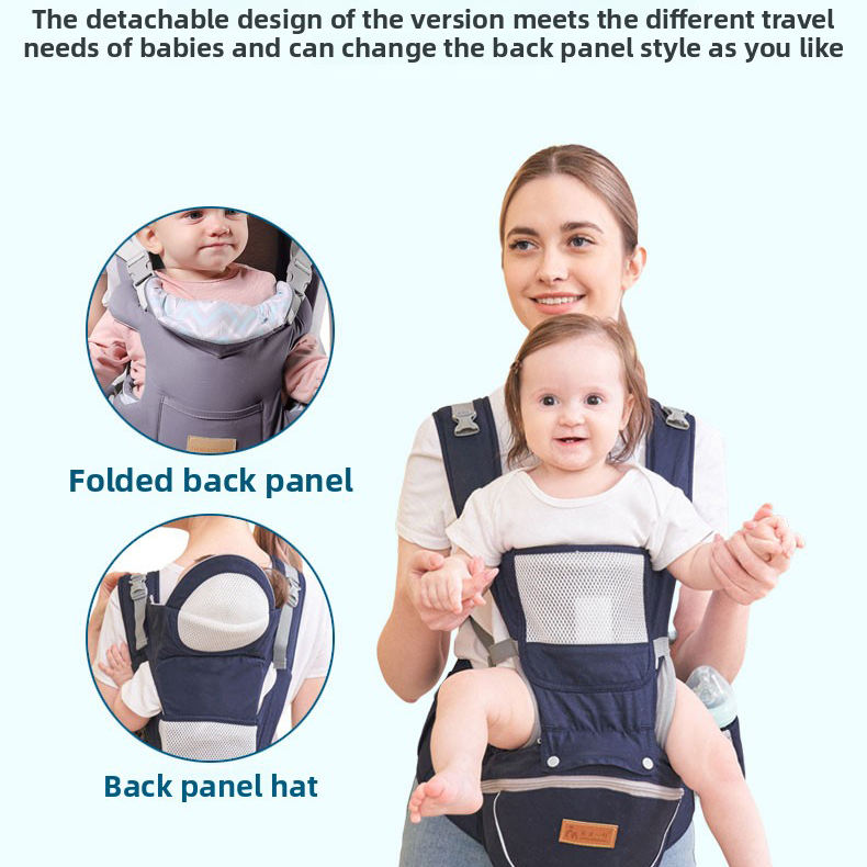 Newborn-to-Toddler Kangaroo Baby Carrier – Ergonomic Hip-Seat Wrap with Back Support