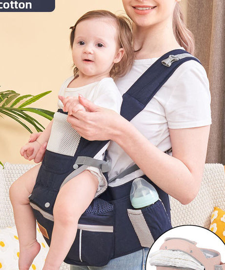 Newborn-to-Toddler Kangaroo Baby Carrier – Ergonomic Hip-Seat Wrap with Back Support