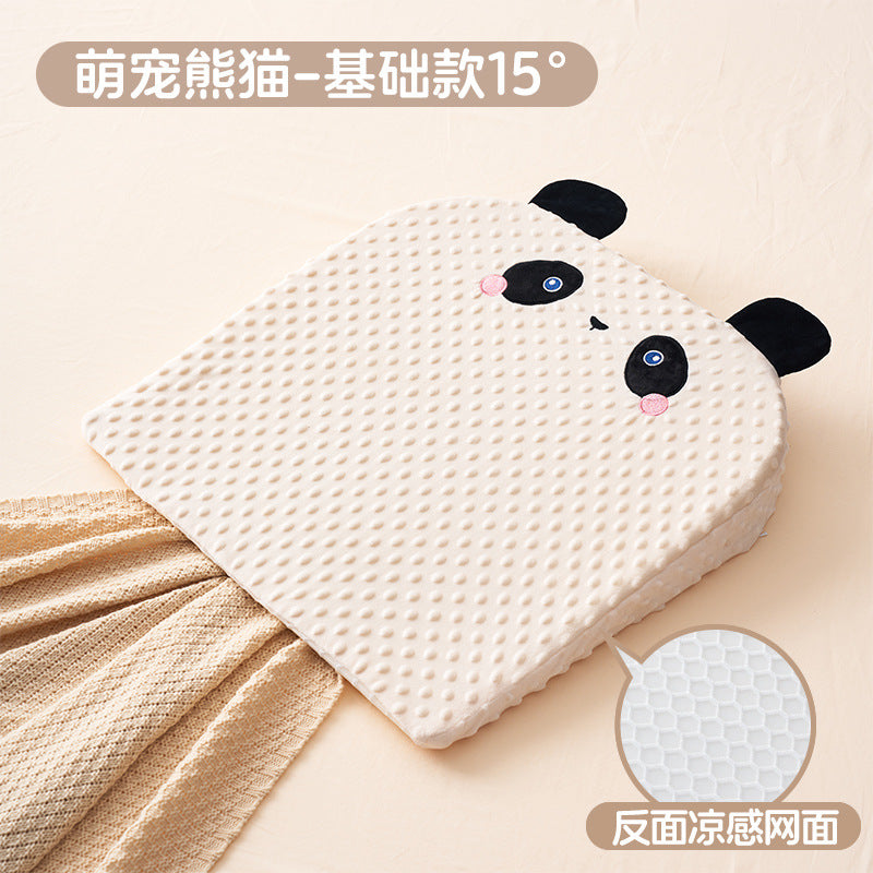 Newborn Baby Anti-Vomiting Slope Pillow – Inclined Nursing Cushion for Feeding & Sleep Safety