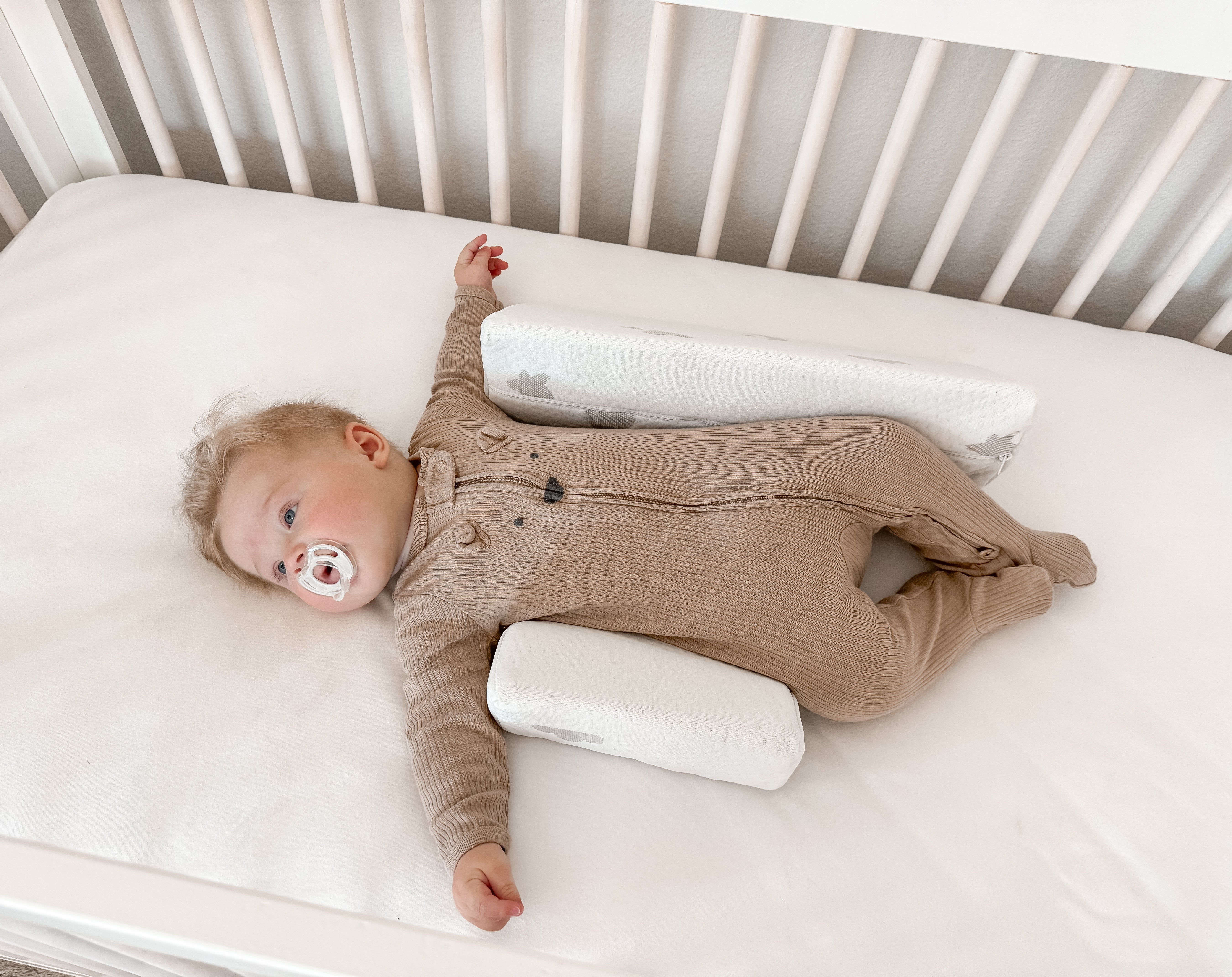 Baby Side Sleeper Weddge Adjustable Soft and Breathable Pillow