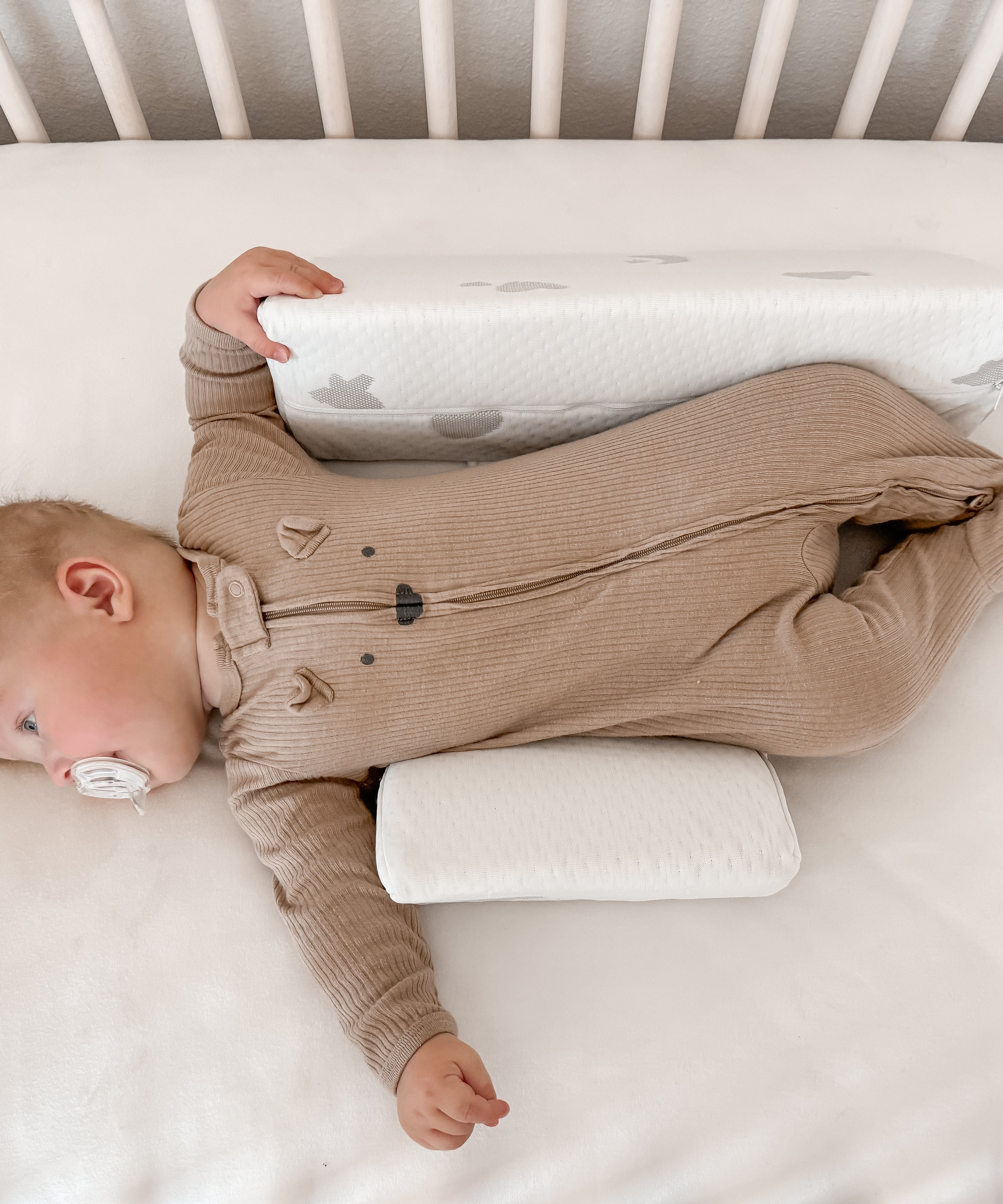 Baby Side Sleeper Weddge Adjustable Soft and Breathable Pillow