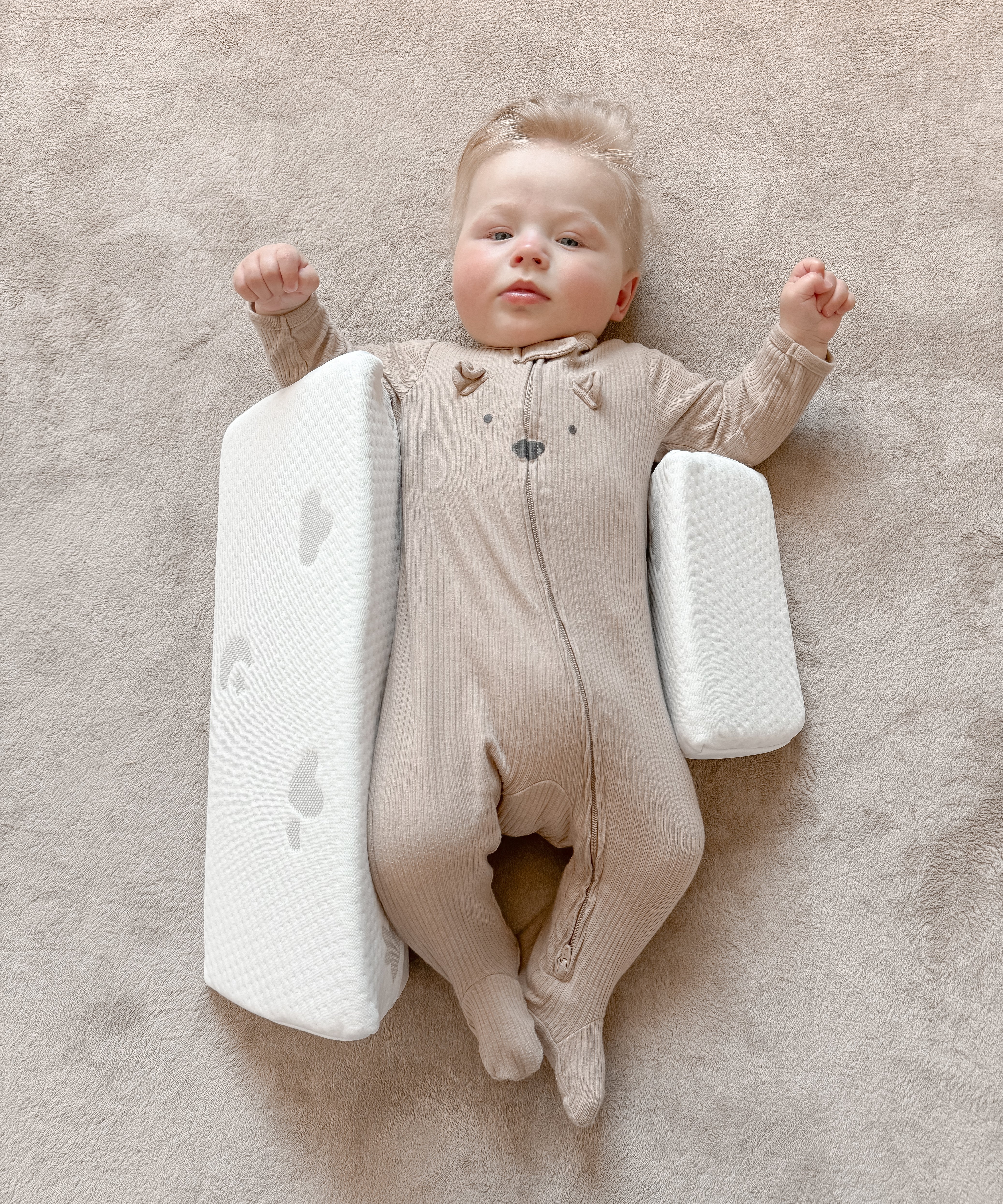 Baby Side Sleeper Weddge Adjustable Soft and Breathable Pillow