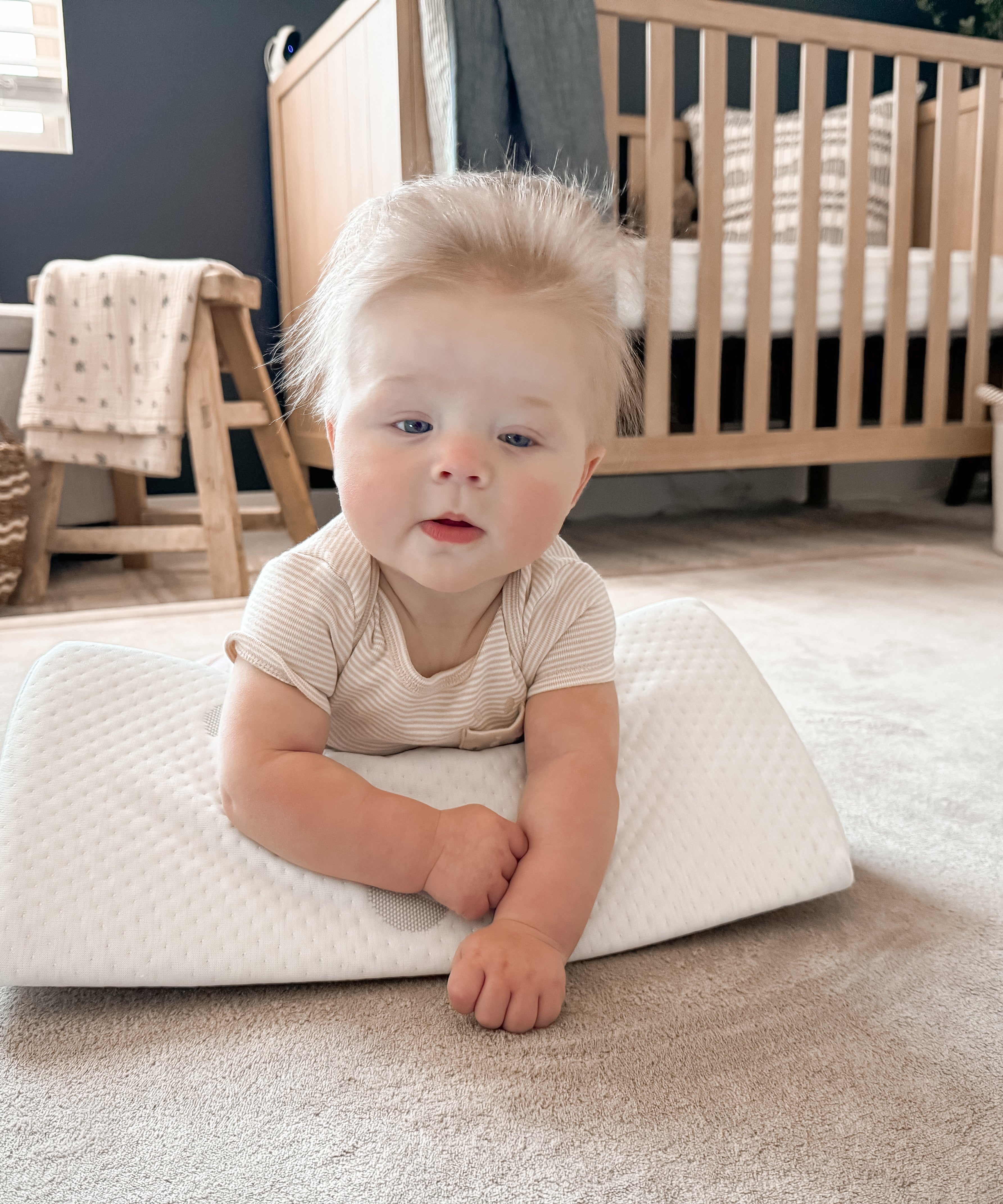Baby Side Sleeper Weddge Adjustable Soft and Breathable Pillow