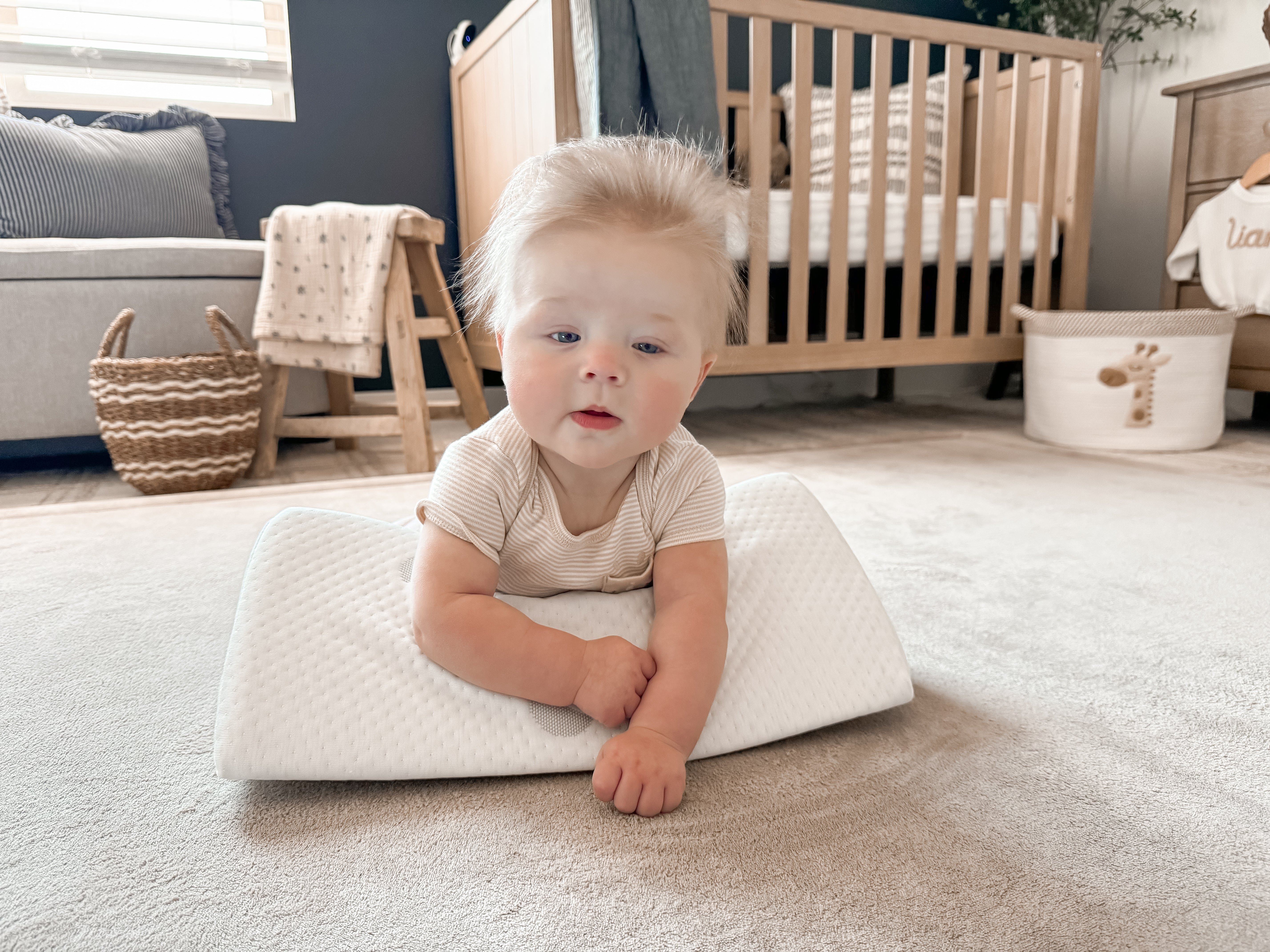 Baby Side Sleeper Weddge Adjustable Soft and Breathable Pillow