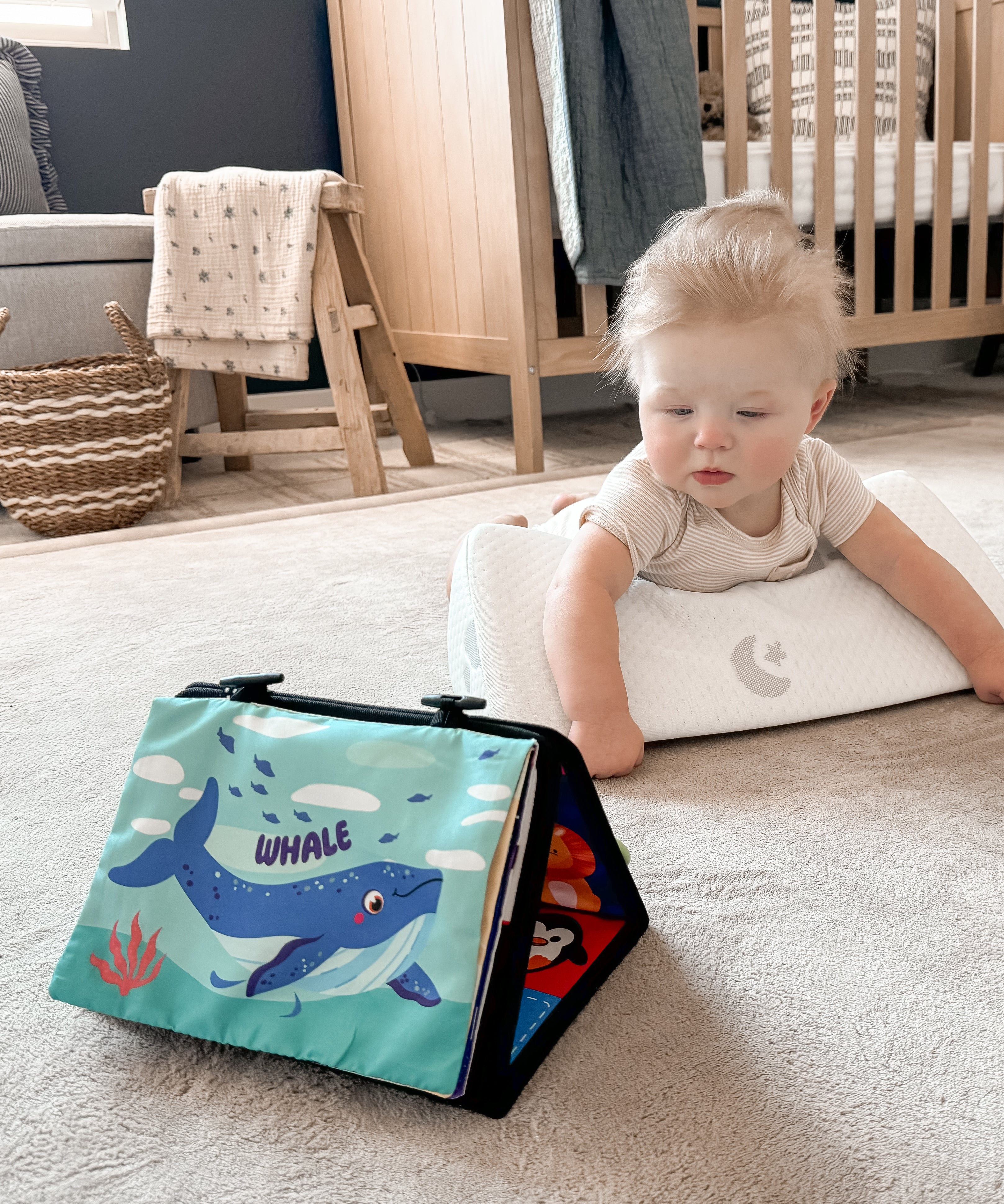 Baby Side Sleeper Weddge Adjustable Soft and Breathable Pillow