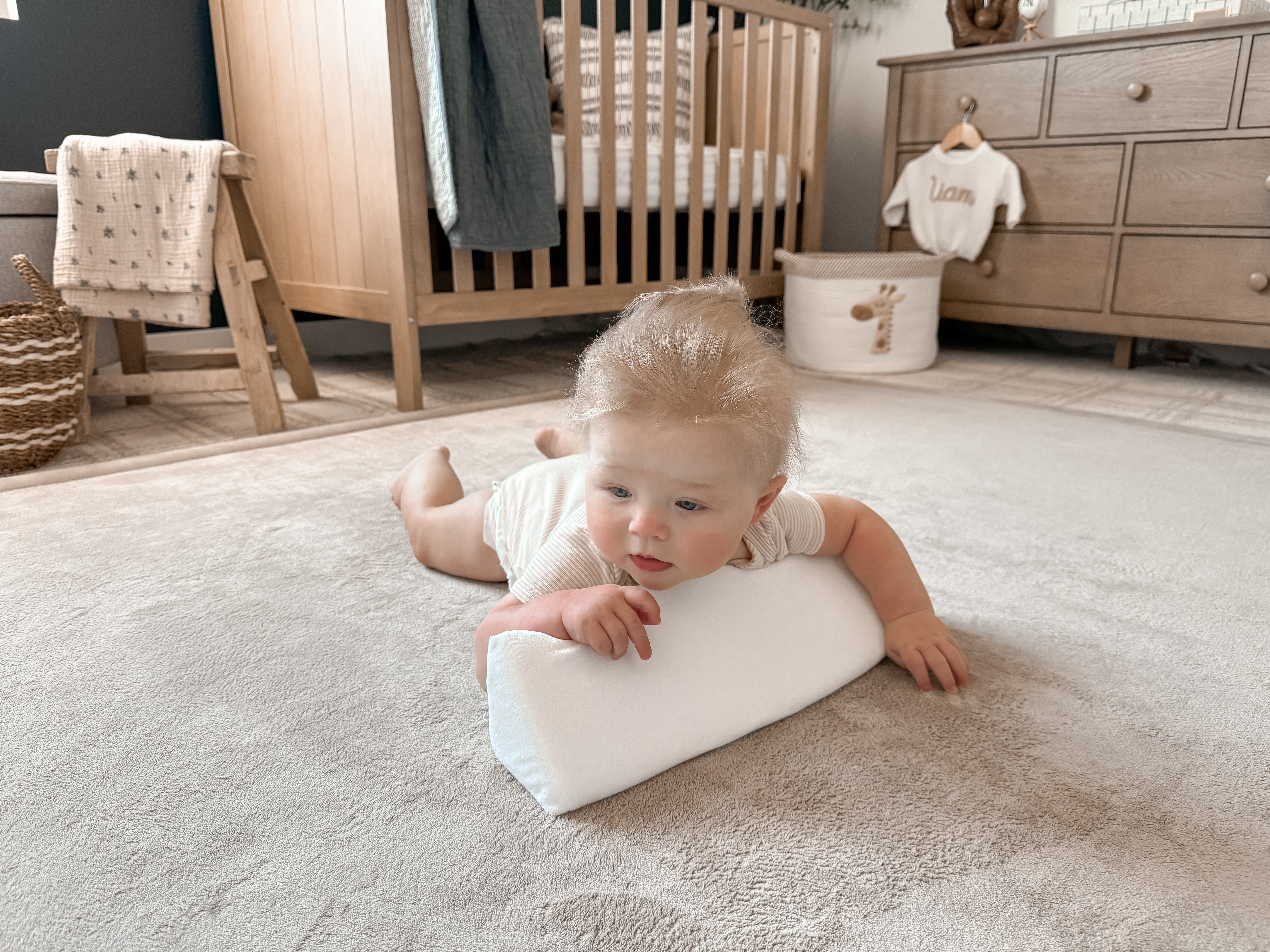 Baby Side Sleeper Weddge Adjustable Soft and Breathable Pillow