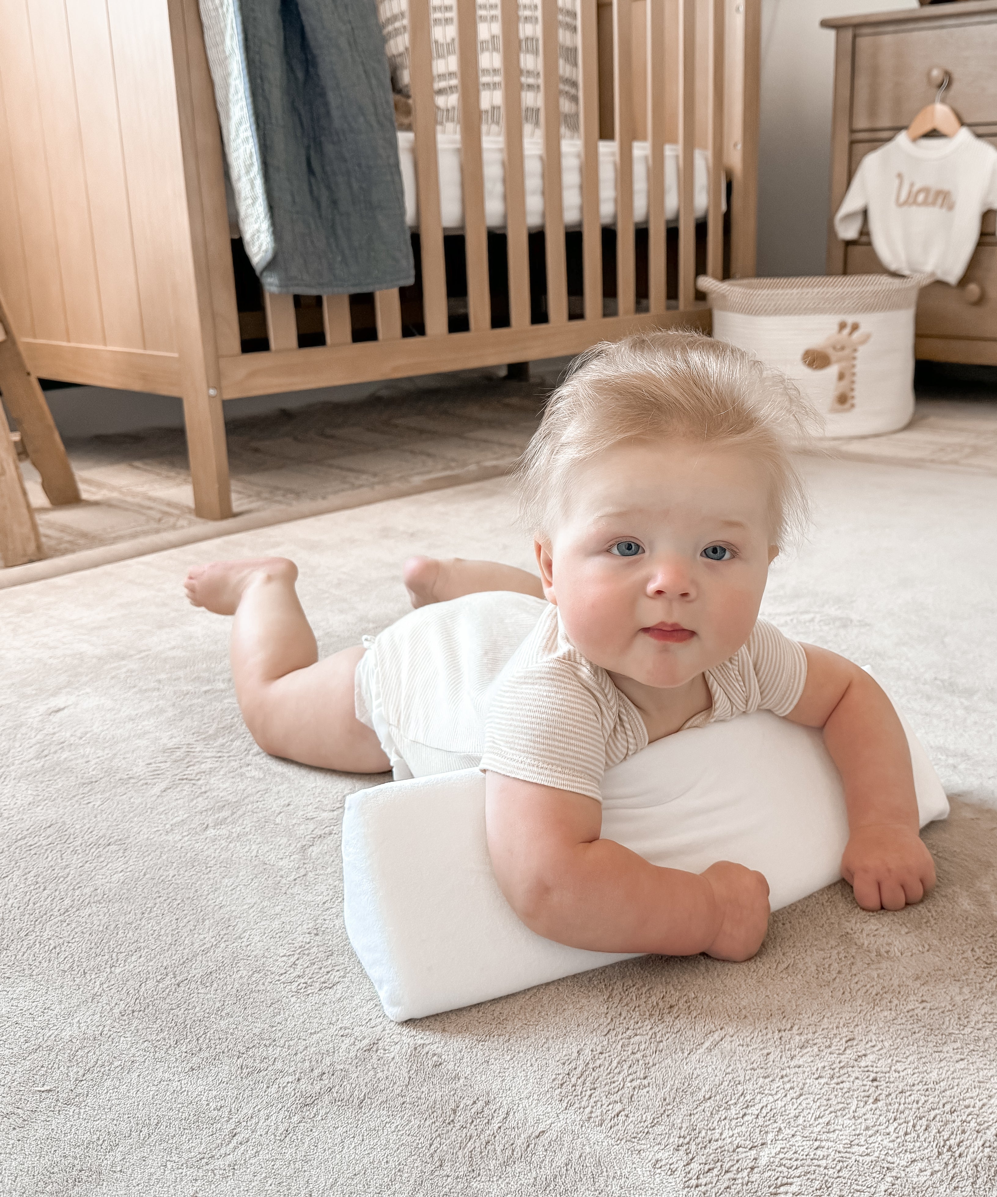 Baby Side Sleeper Weddge Adjustable Soft and Breathable Pillow