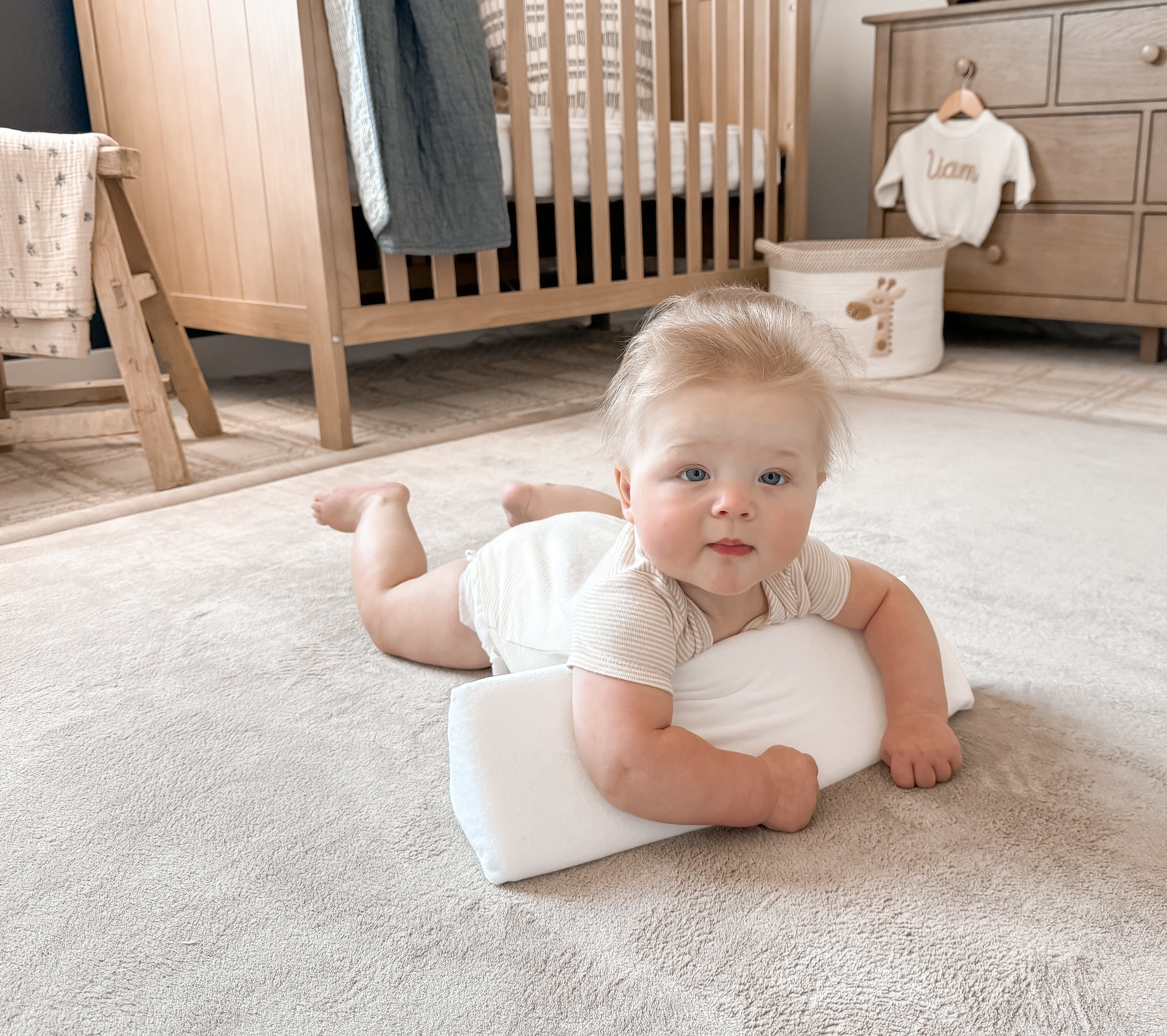 Baby Side Sleeper Weddge Adjustable Soft and Breathable Pillow