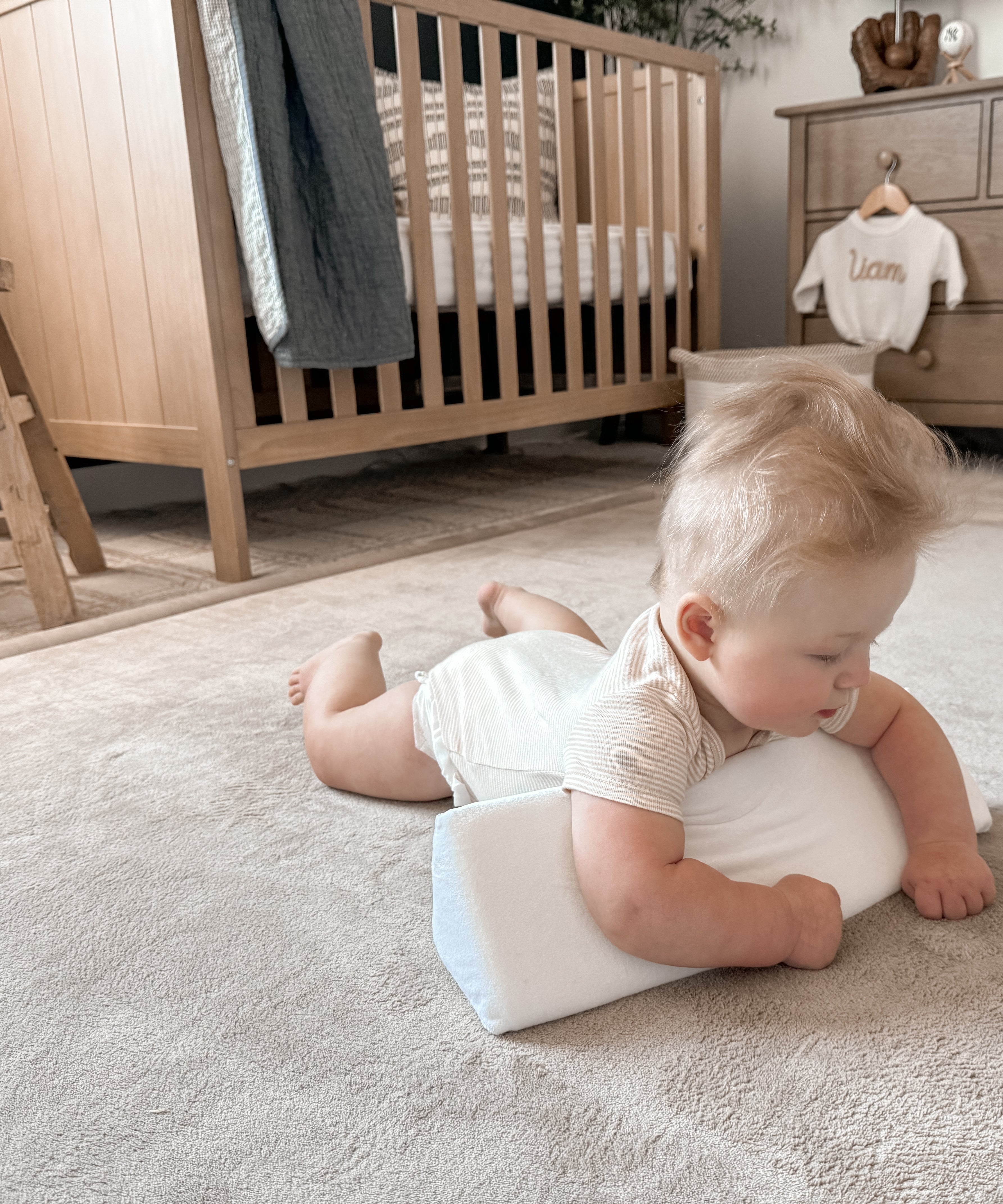 Baby Side Sleeper Weddge Adjustable Soft and Breathable Pillow