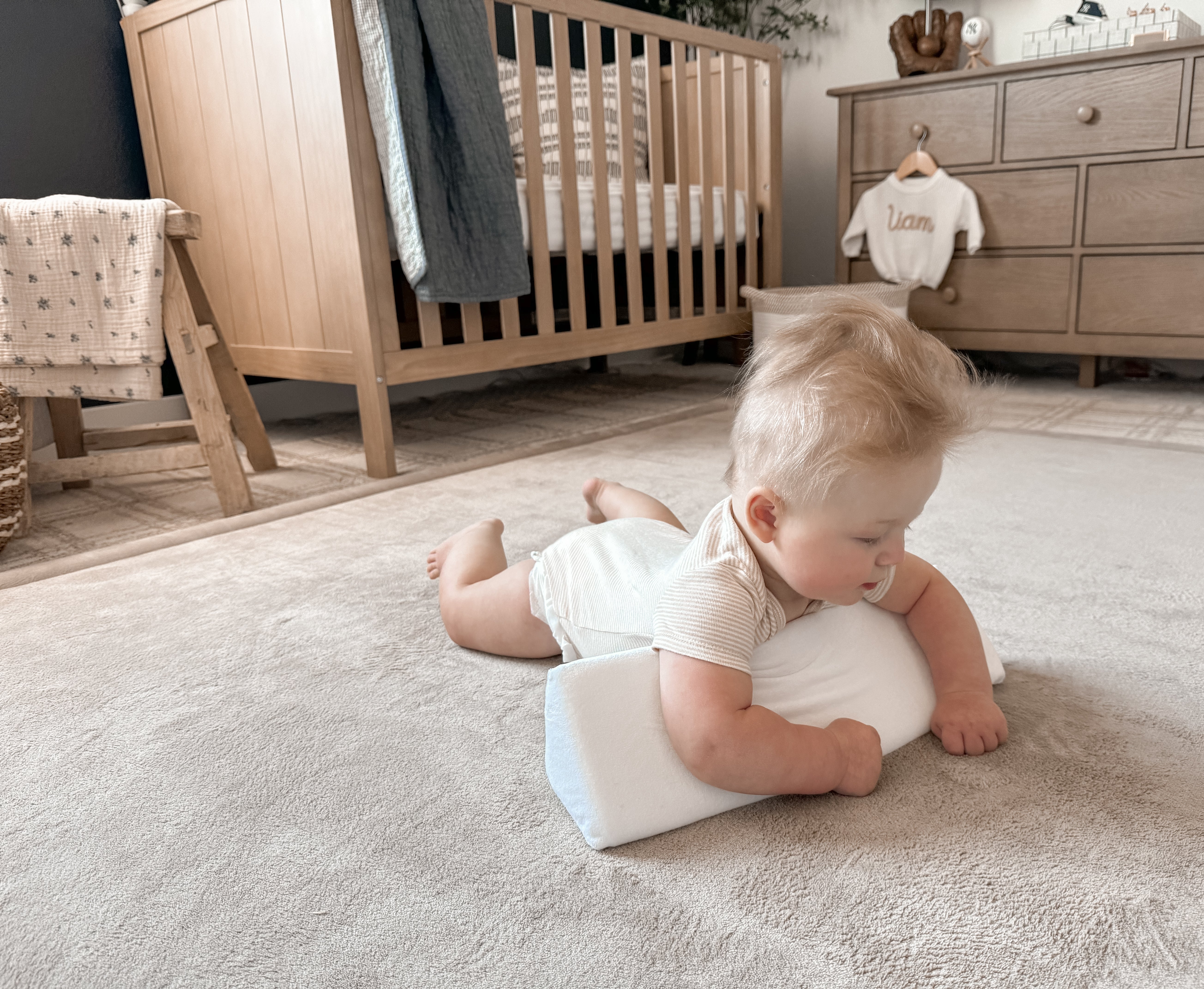 Baby Side Sleeper Weddge Adjustable Soft and Breathable Pillow