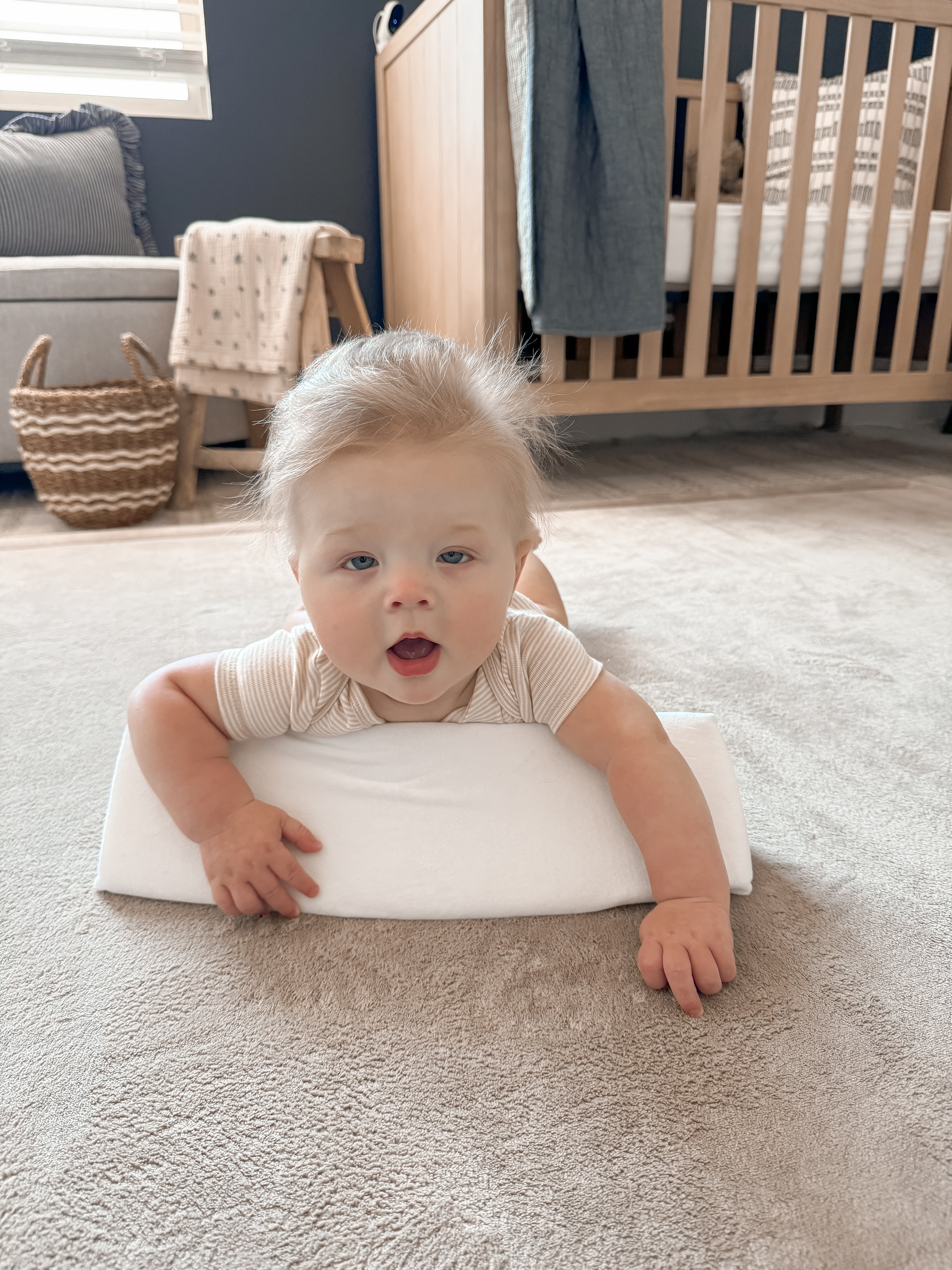 Baby Side Sleeper Weddge Adjustable Soft and Breathable Pillow