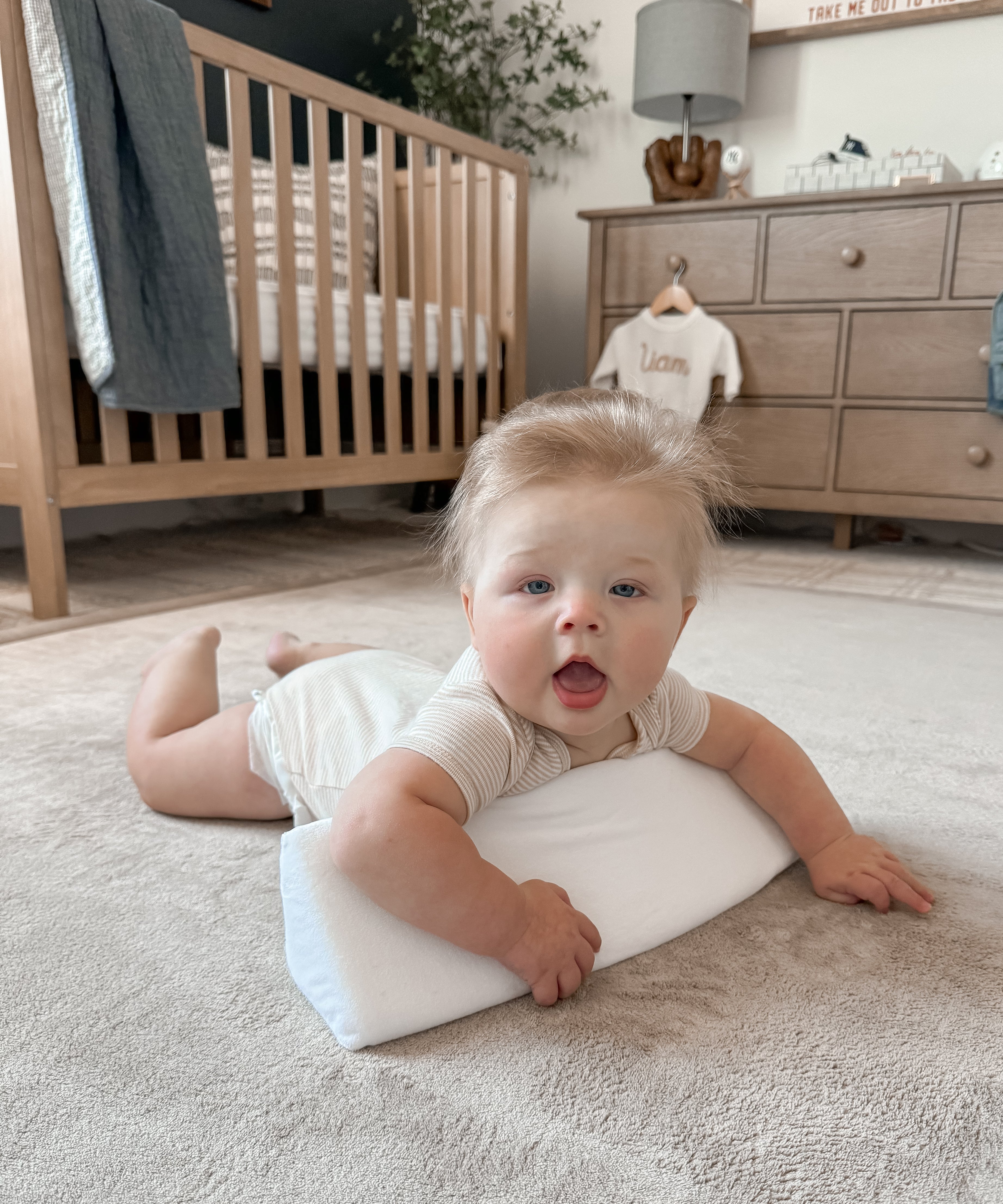 Baby Side Sleeper Weddge Adjustable Soft and Breathable Pillow