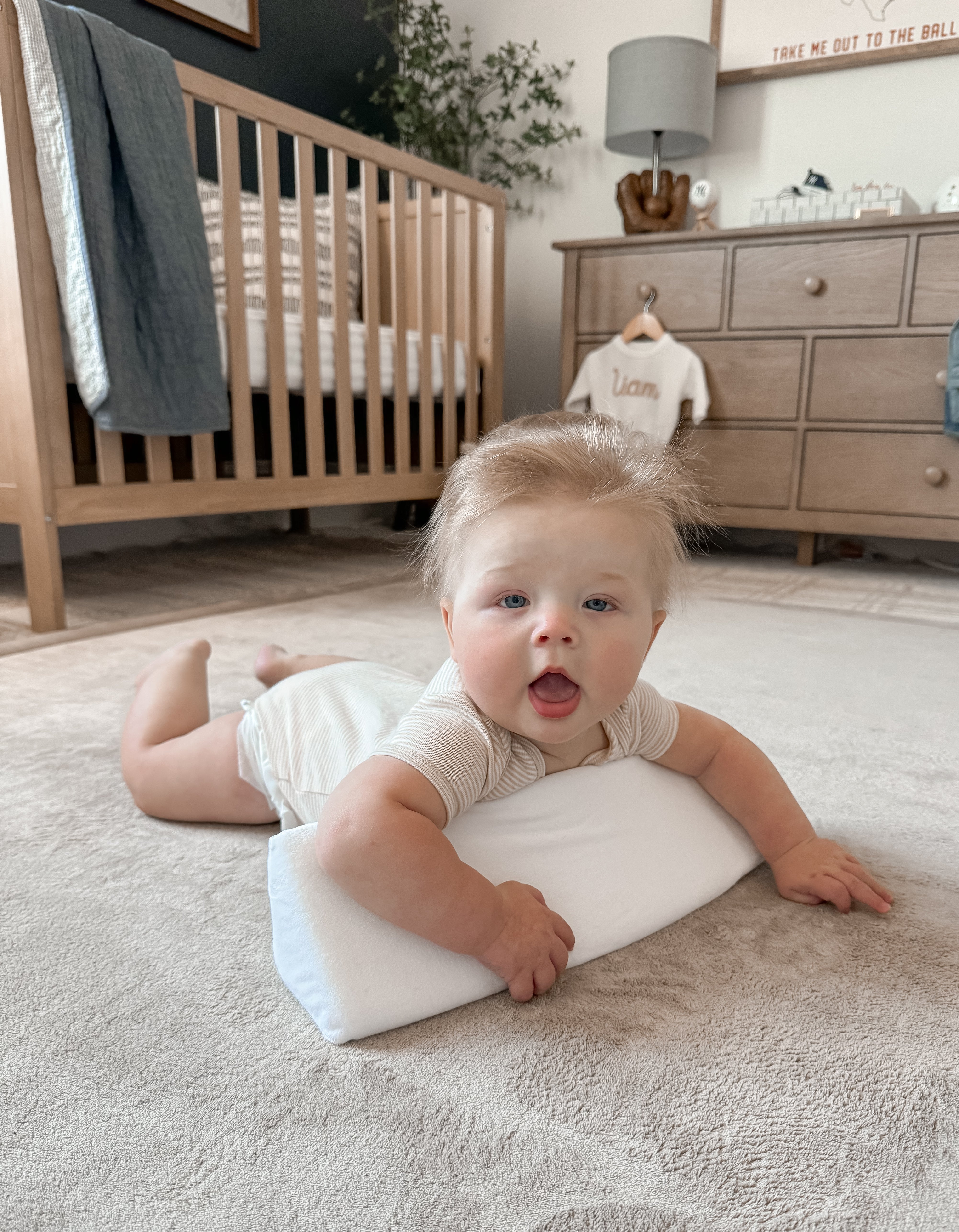 Baby Side Sleeper Weddge Adjustable Soft and Breathable Pillow