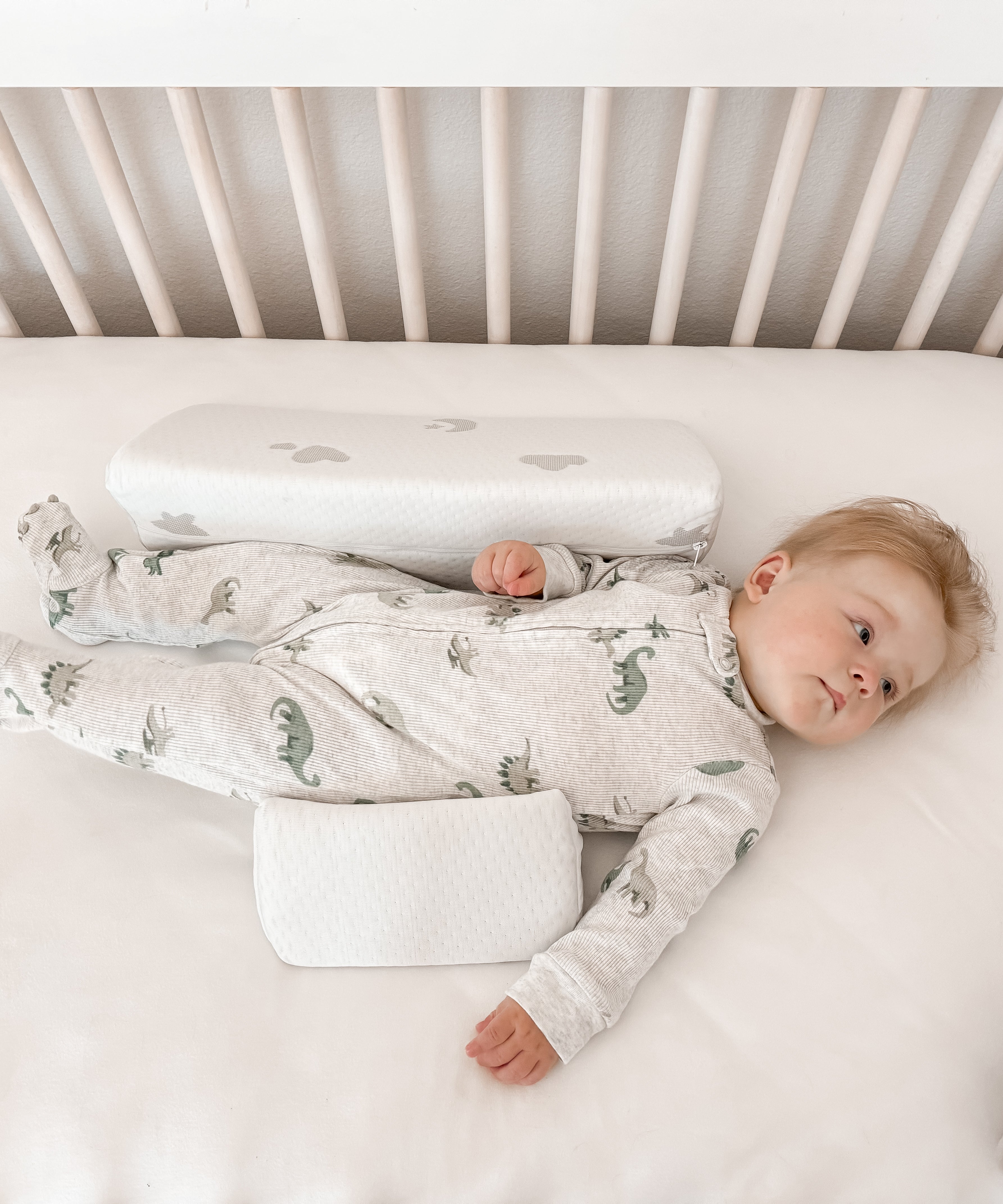 Baby Side Sleeper Weddge Adjustable Soft and Breathable Pillow