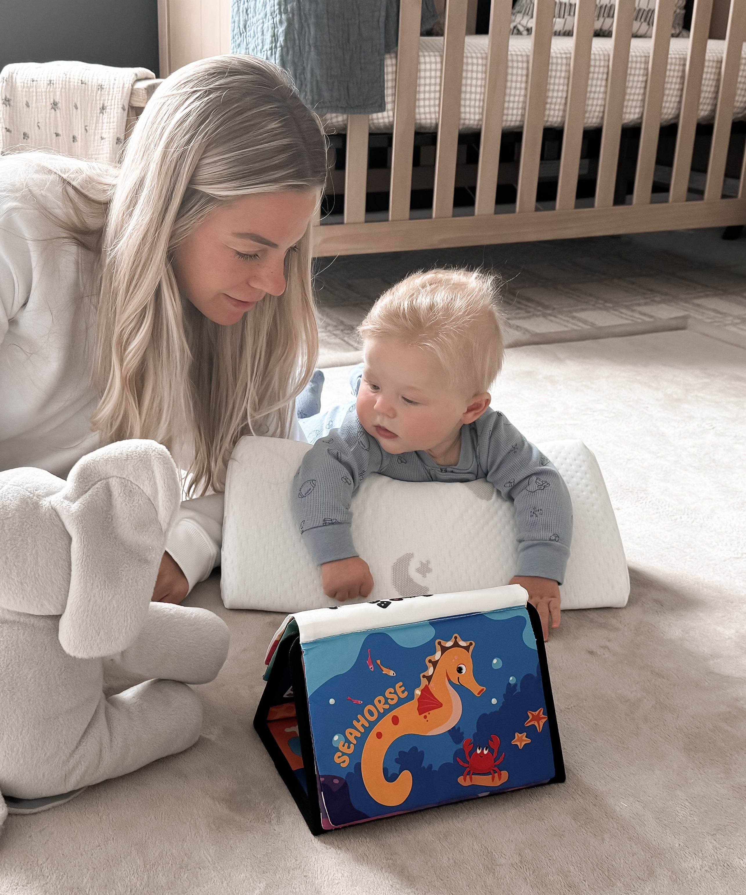 Baby Side Sleeper Weddge Adjustable Soft and Breathable Pillow