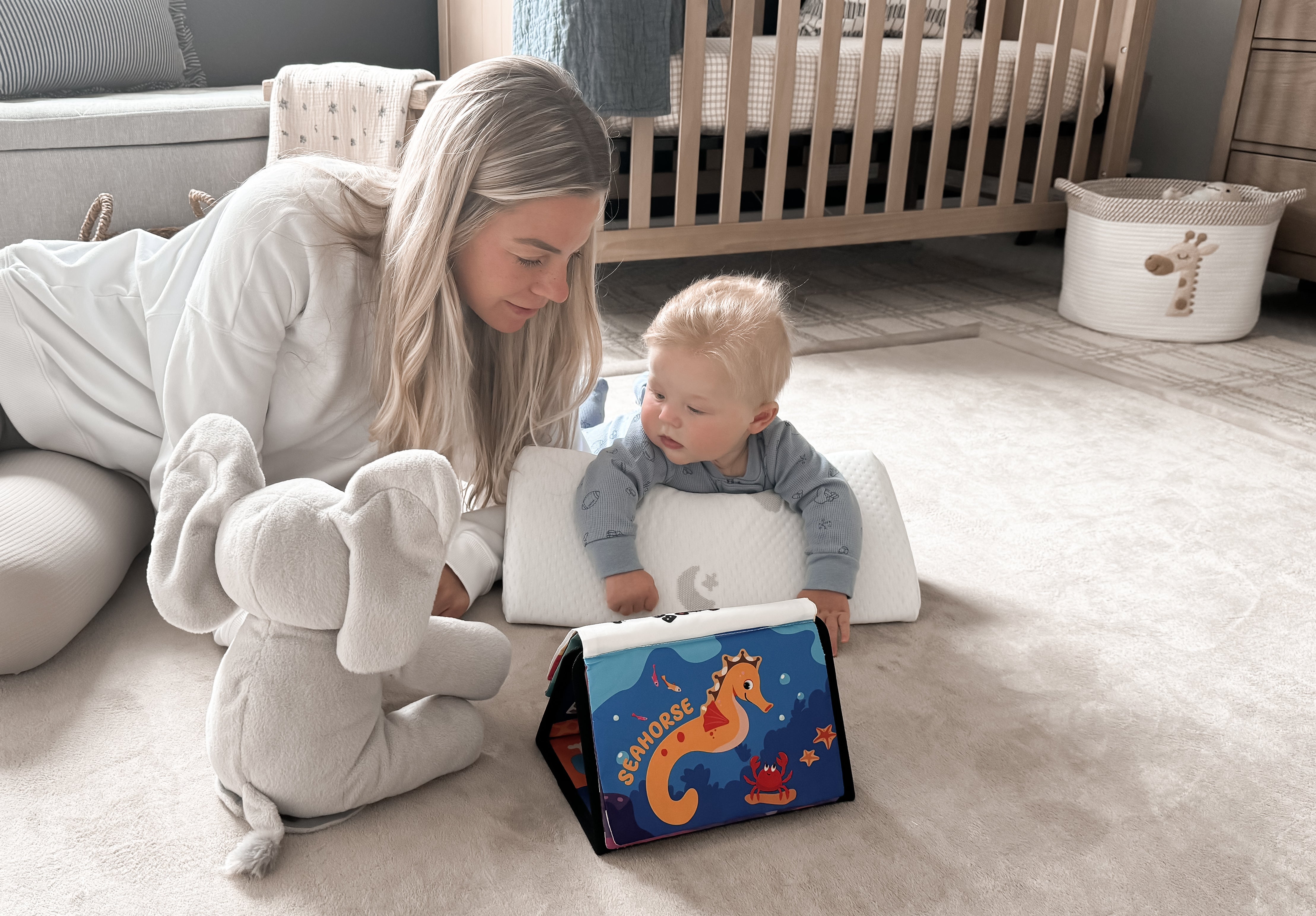 Baby Side Sleeper Weddge Adjustable Soft and Breathable Pillow