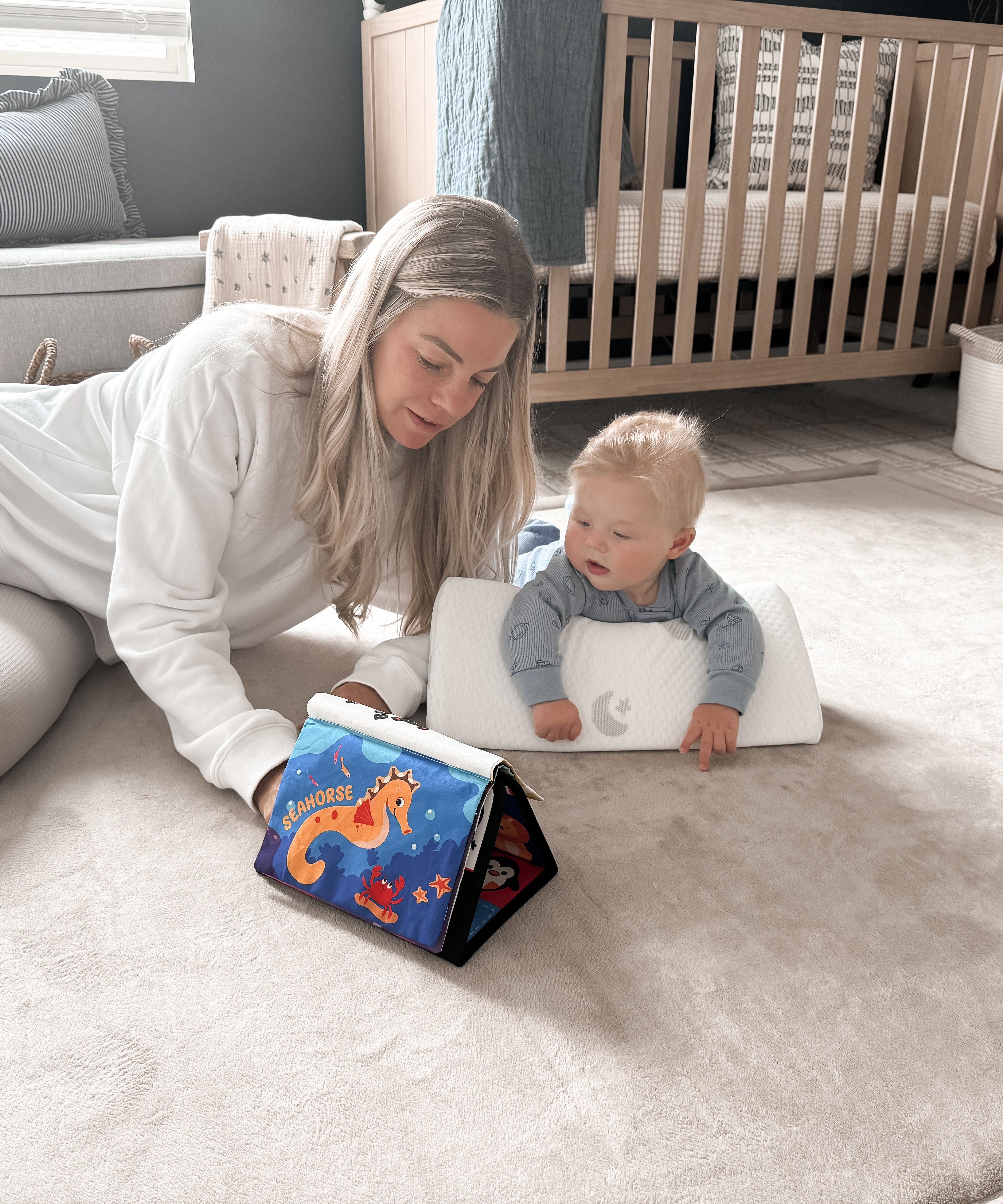 Baby Side Sleeper Weddge Adjustable Soft and Breathable Pillow