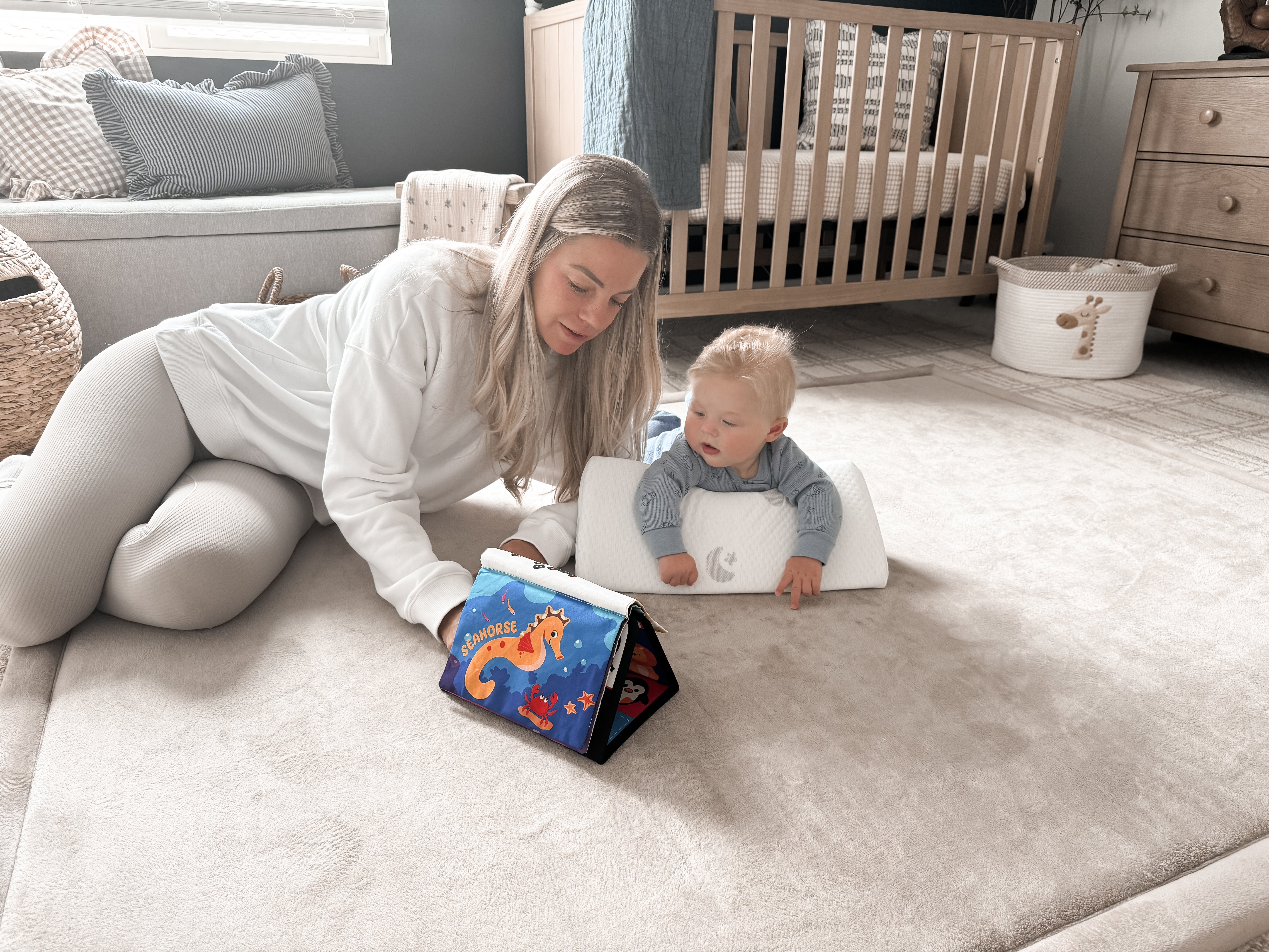 Baby Side Sleeper Weddge Adjustable Soft and Breathable Pillow