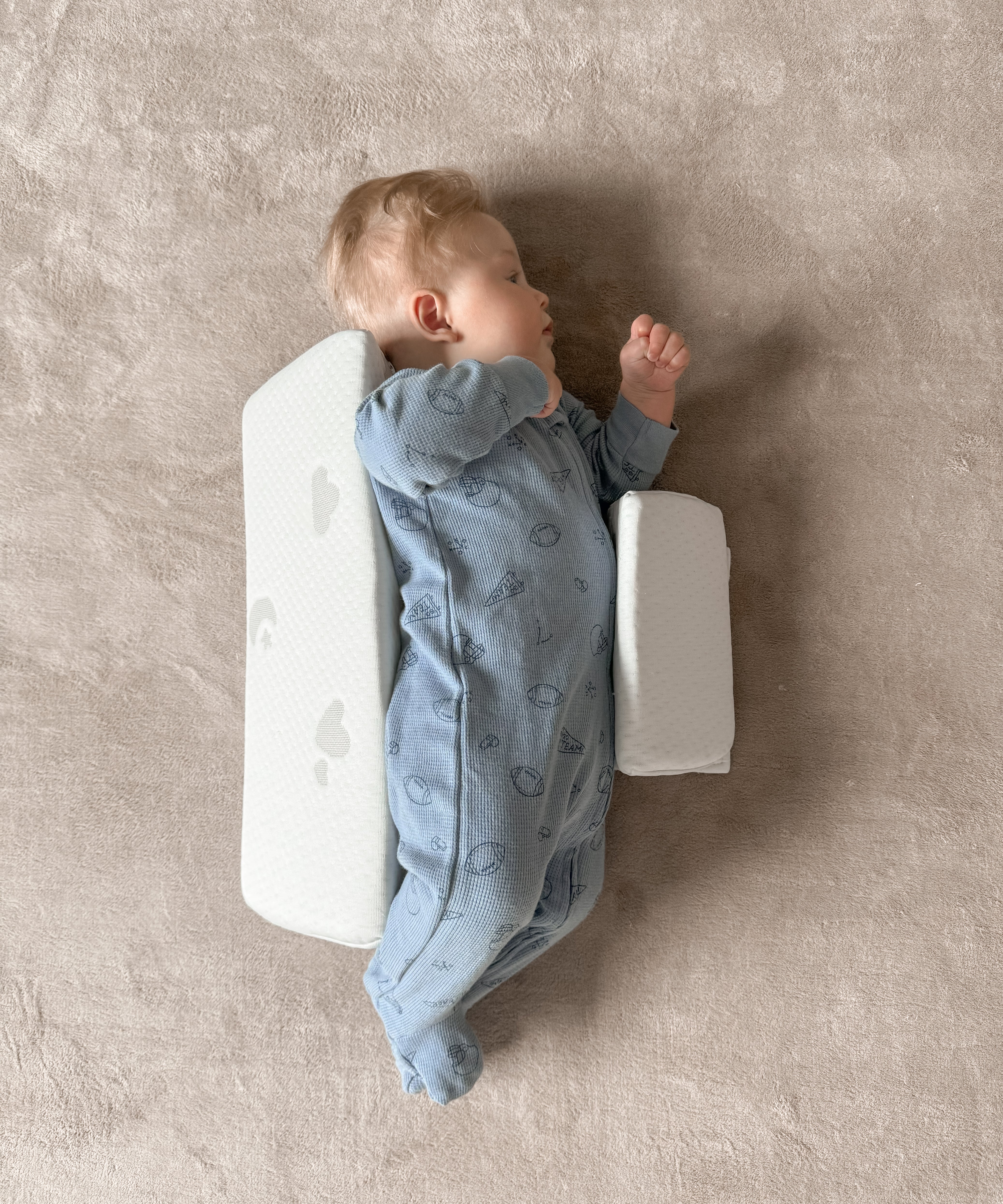 Baby Side Sleeper Weddge Adjustable Soft and Breathable Pillow