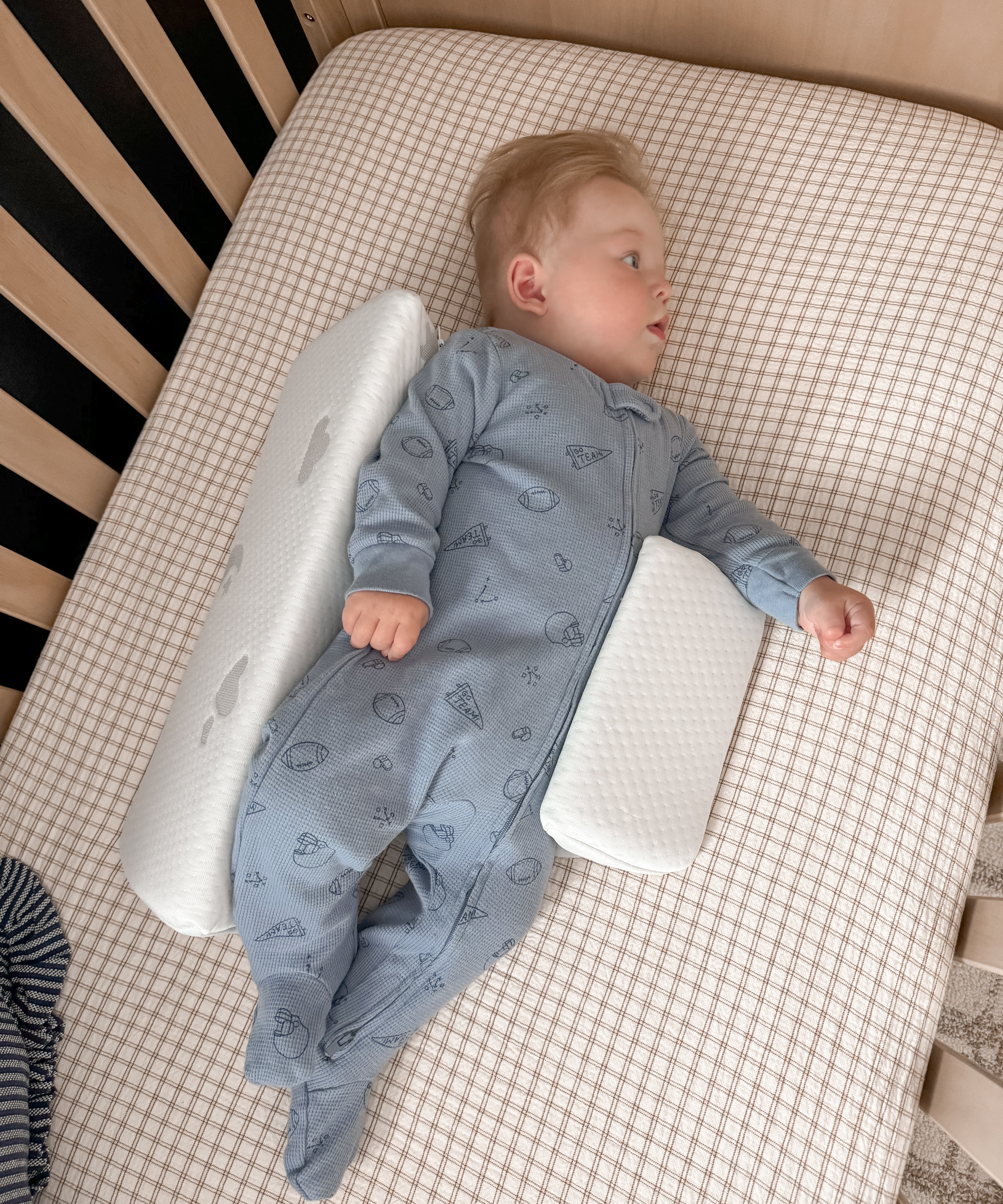 Baby Side Sleeper Weddge Adjustable Soft and Breathable Pillow