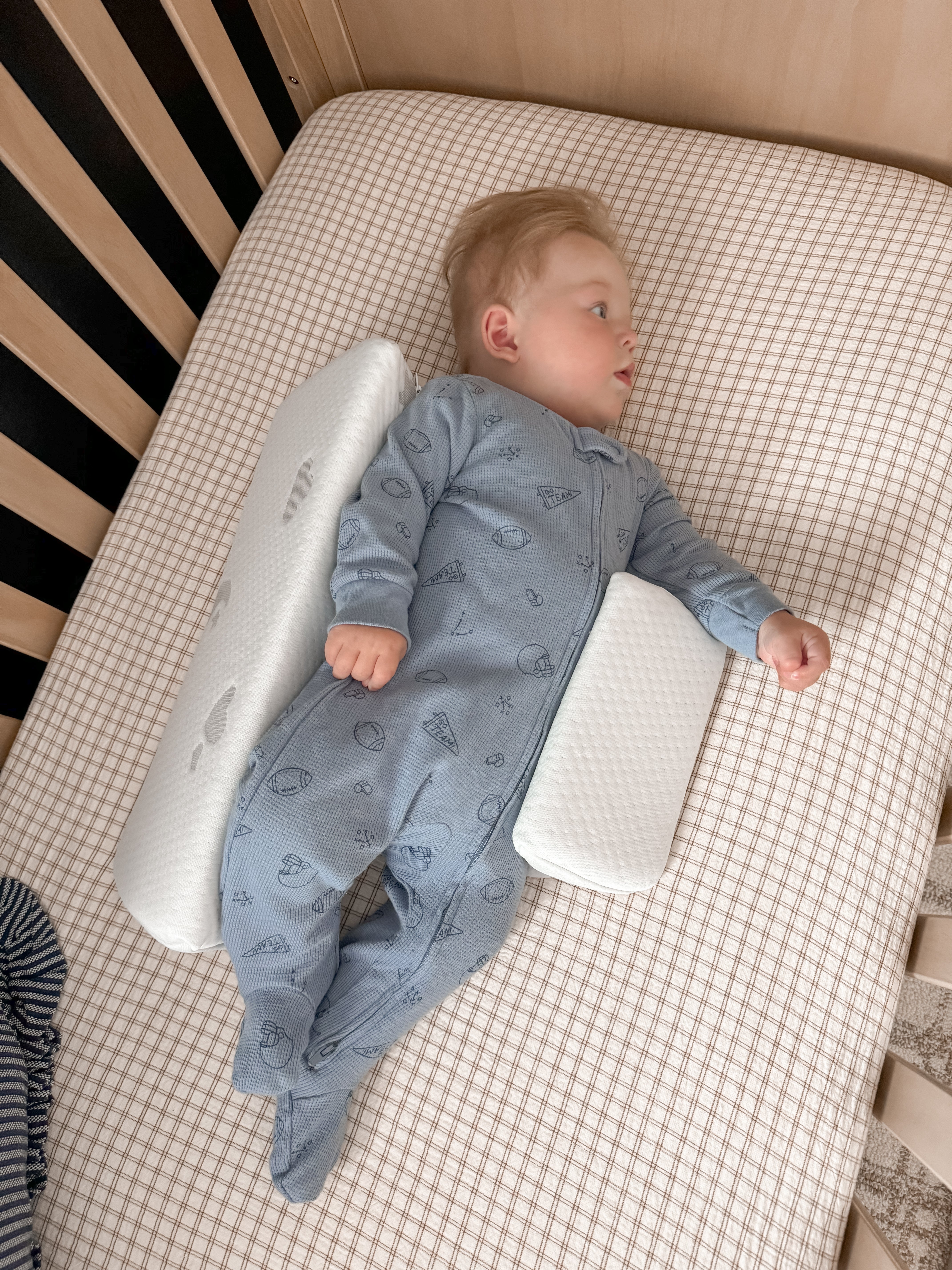 Baby Side Sleeper Weddge Adjustable Soft and Breathable Pillow