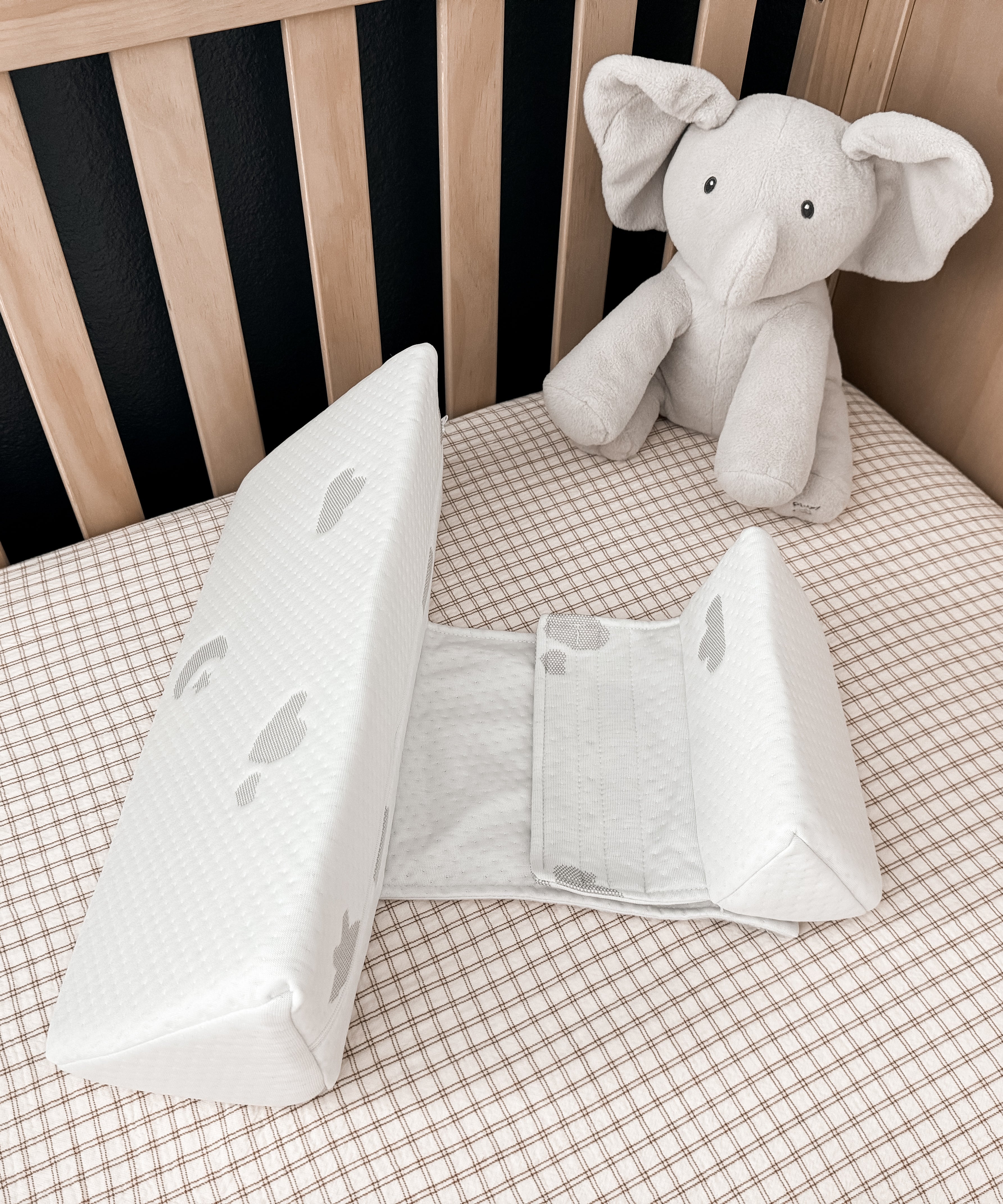 Baby Side Sleeper Weddge Adjustable Soft and Breathable Pillow