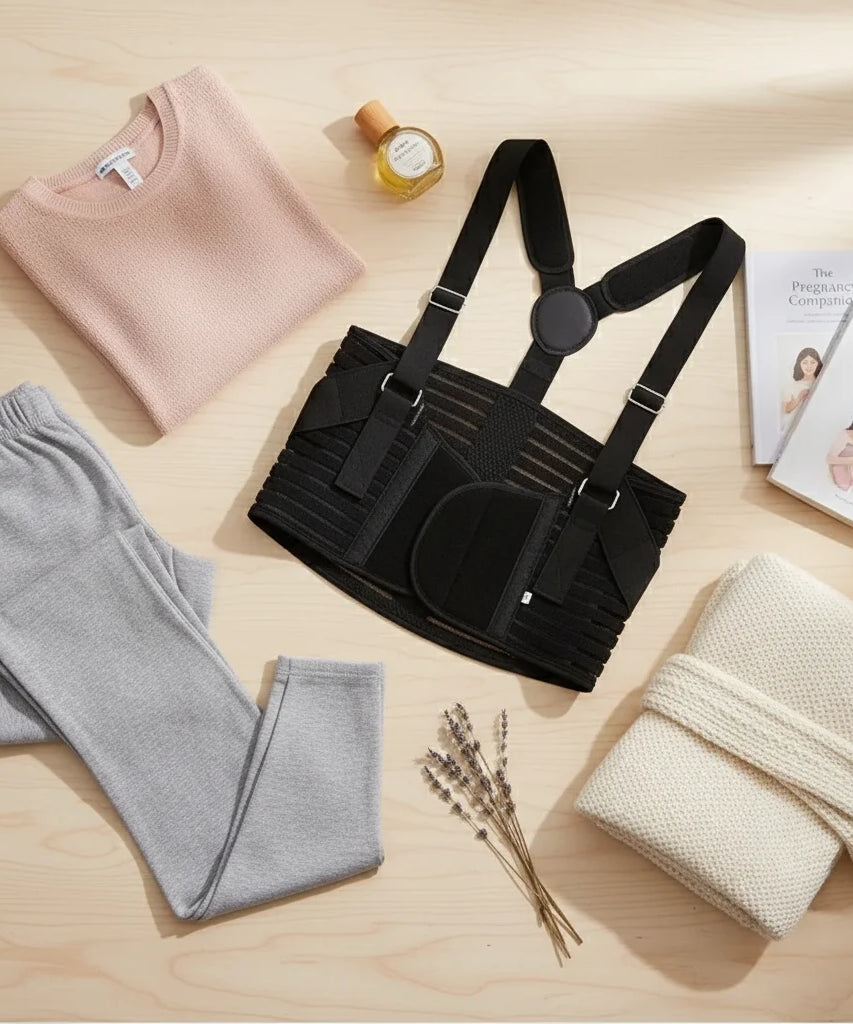 Maternity Belly Band, Breathable Pregnancy Support Belt for Back