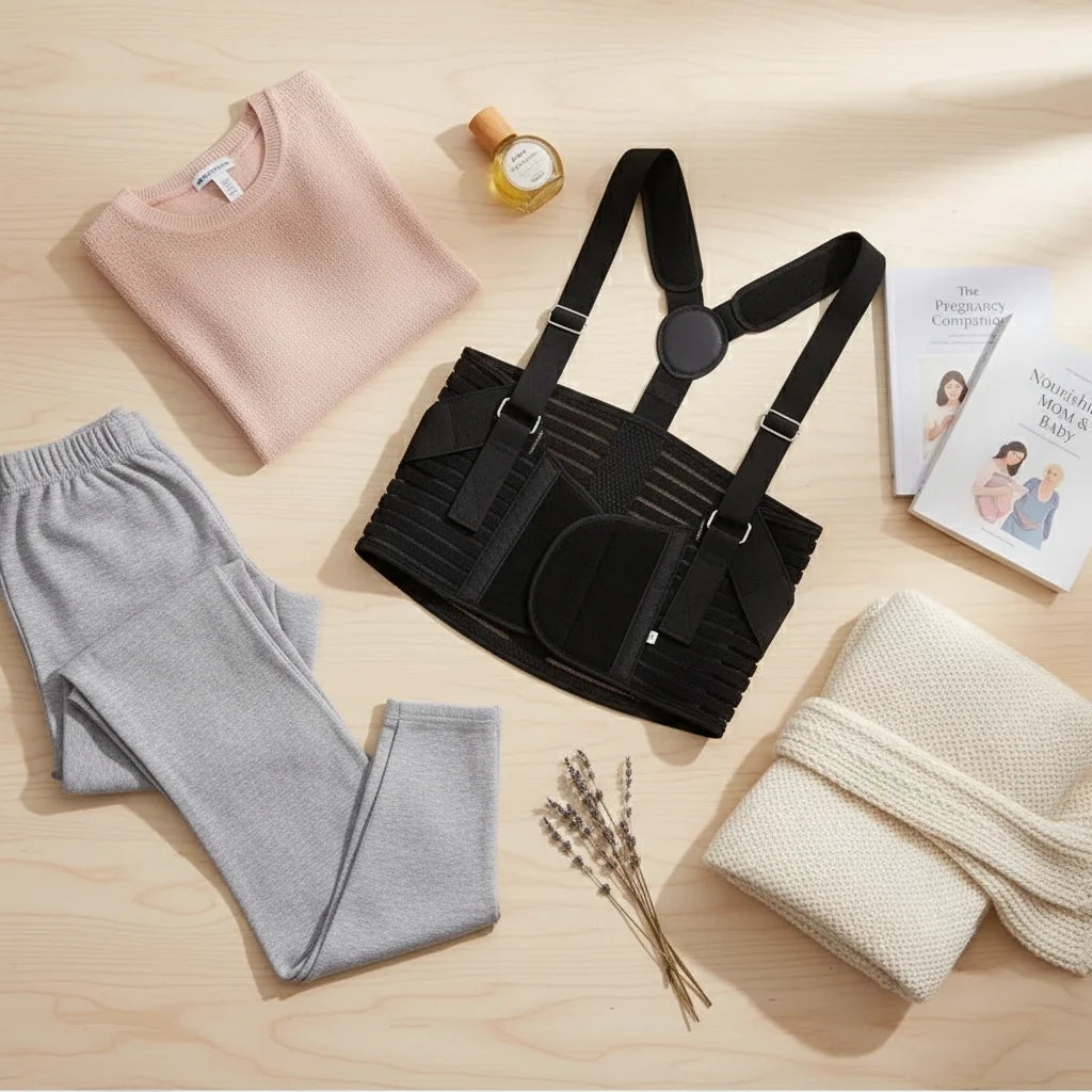 Maternity Belly Band, Breathable Pregnancy Support Belt for Back